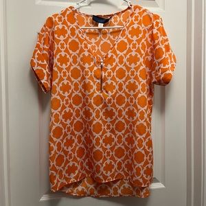 Formal Women’s Orange Shirt